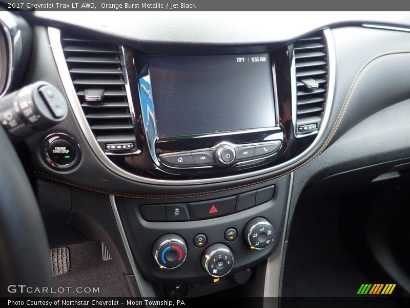 Orange Burst Metallic / Jet Black 2017 Chevrolet Trax LT AWD