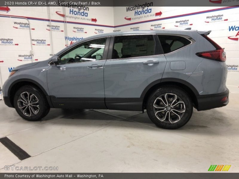 Sonic Gray Pearl / Black 2020 Honda CR-V EX-L AWD