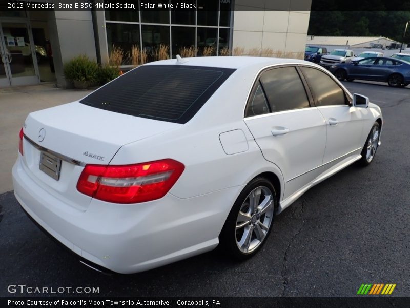 Polar White / Black 2013 Mercedes-Benz E 350 4Matic Sedan