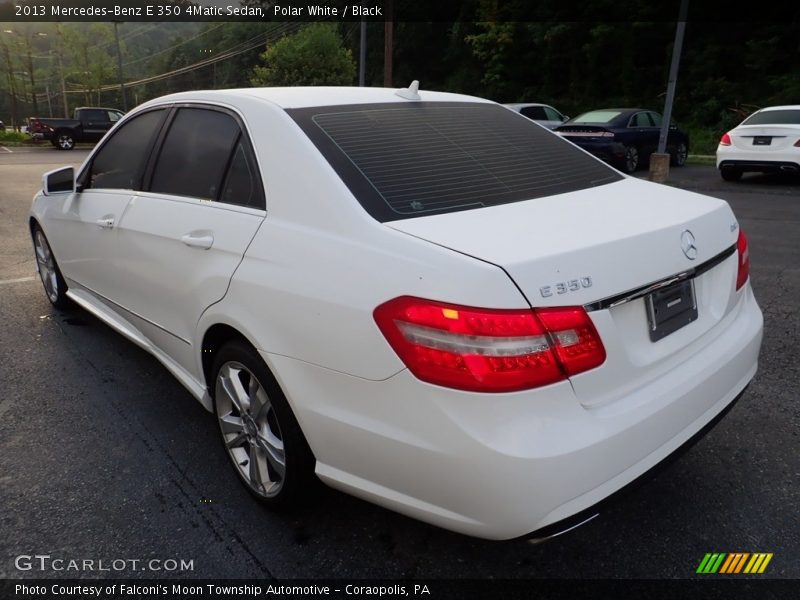 Polar White / Black 2013 Mercedes-Benz E 350 4Matic Sedan