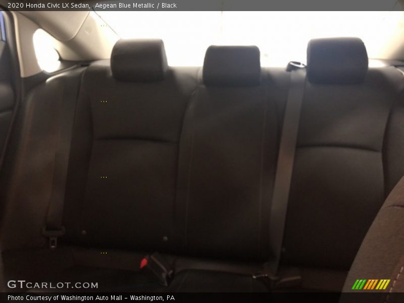 Aegean Blue Metallic / Black 2020 Honda Civic LX Sedan