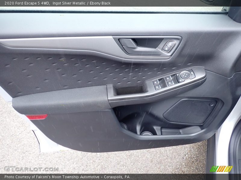 Ingot Silver Metallic / Ebony Black 2020 Ford Escape S 4WD