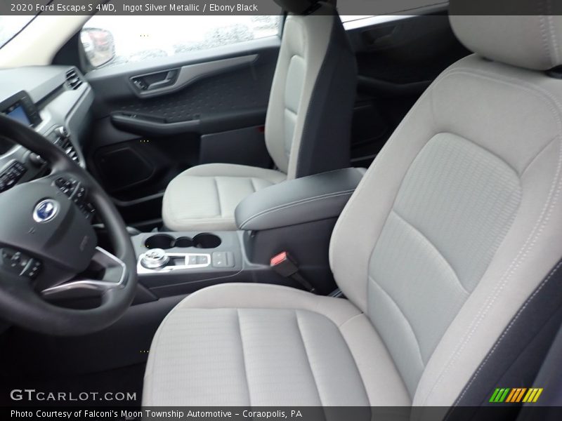 Ingot Silver Metallic / Ebony Black 2020 Ford Escape S 4WD