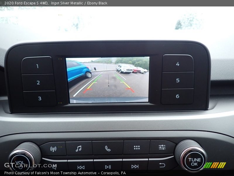 Ingot Silver Metallic / Ebony Black 2020 Ford Escape S 4WD