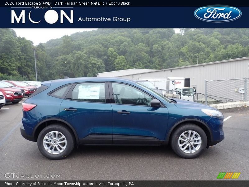 Dark Persian Green Metallic / Ebony Black 2020 Ford Escape S 4WD