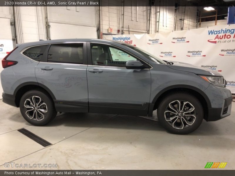 Sonic Gray Pearl / Black 2020 Honda CR-V EX-L AWD