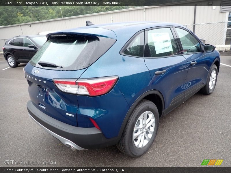 Dark Persian Green Metallic / Ebony Black 2020 Ford Escape S 4WD