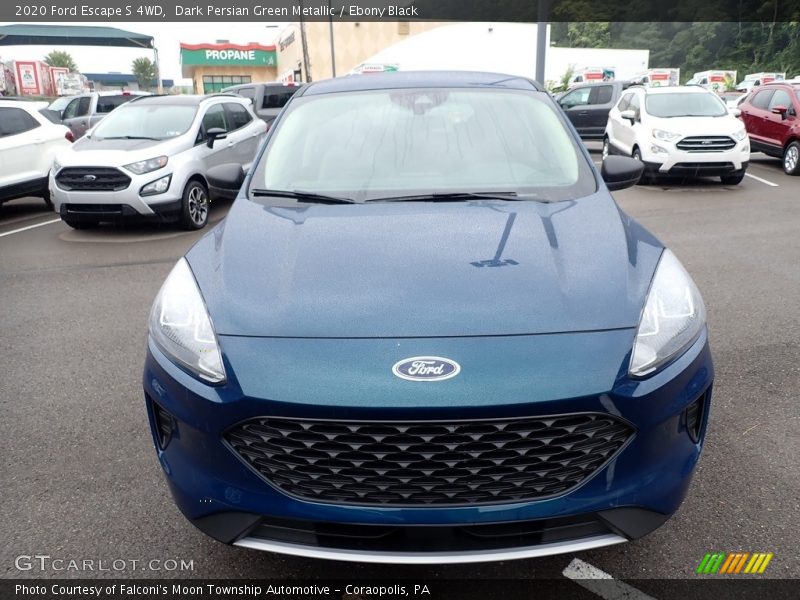 Dark Persian Green Metallic / Ebony Black 2020 Ford Escape S 4WD