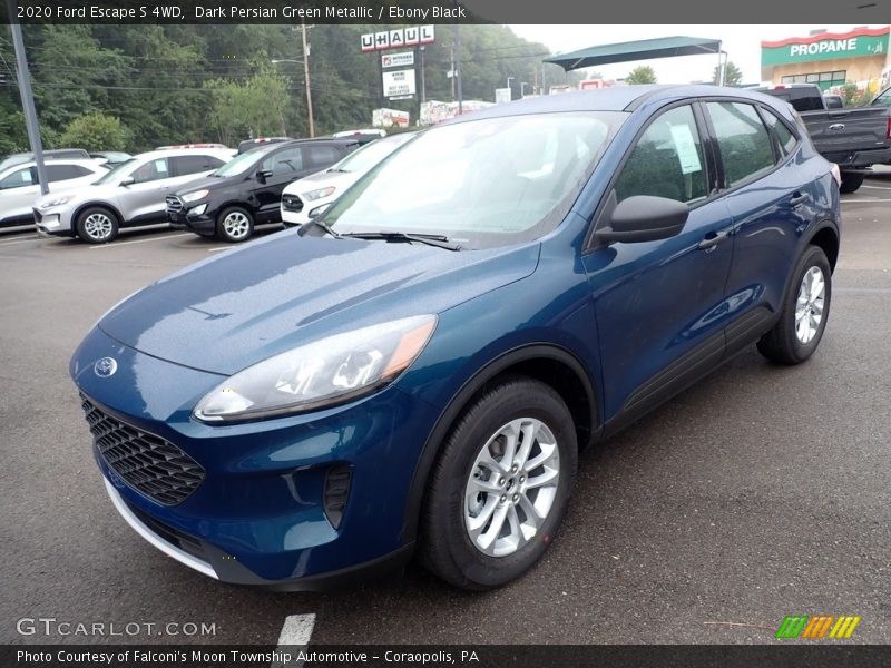 Dark Persian Green Metallic / Ebony Black 2020 Ford Escape S 4WD