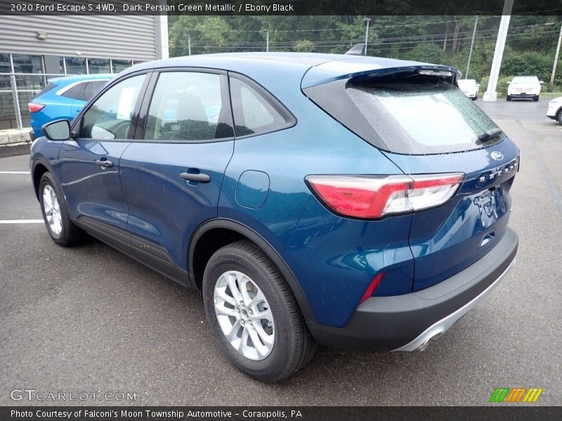 Dark Persian Green Metallic / Ebony Black 2020 Ford Escape S 4WD