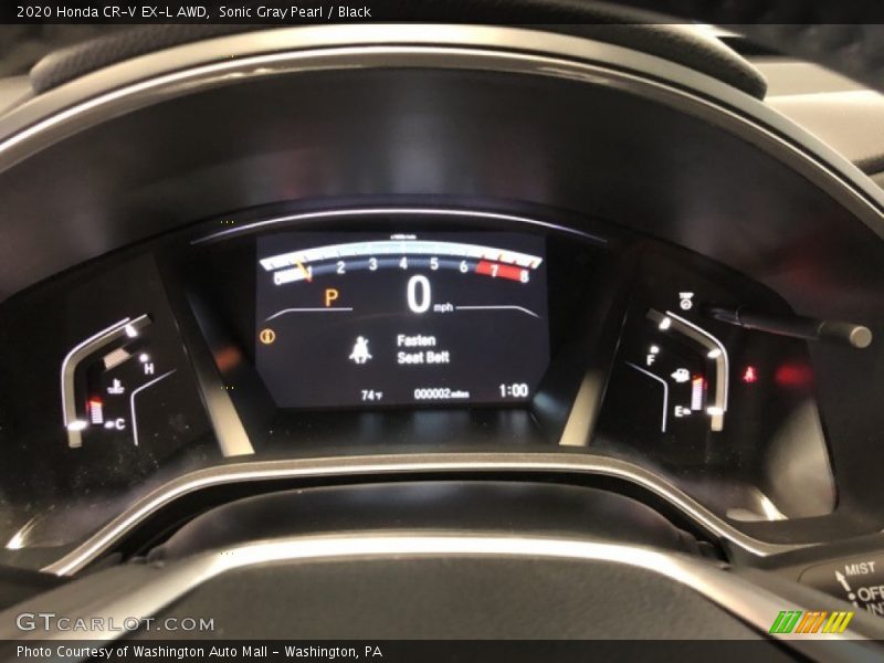 Sonic Gray Pearl / Black 2020 Honda CR-V EX-L AWD