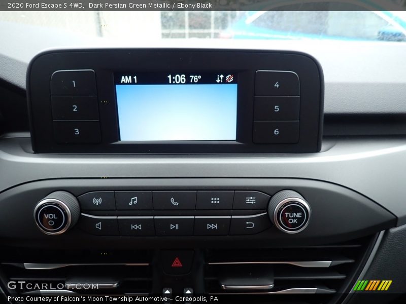 Dark Persian Green Metallic / Ebony Black 2020 Ford Escape S 4WD