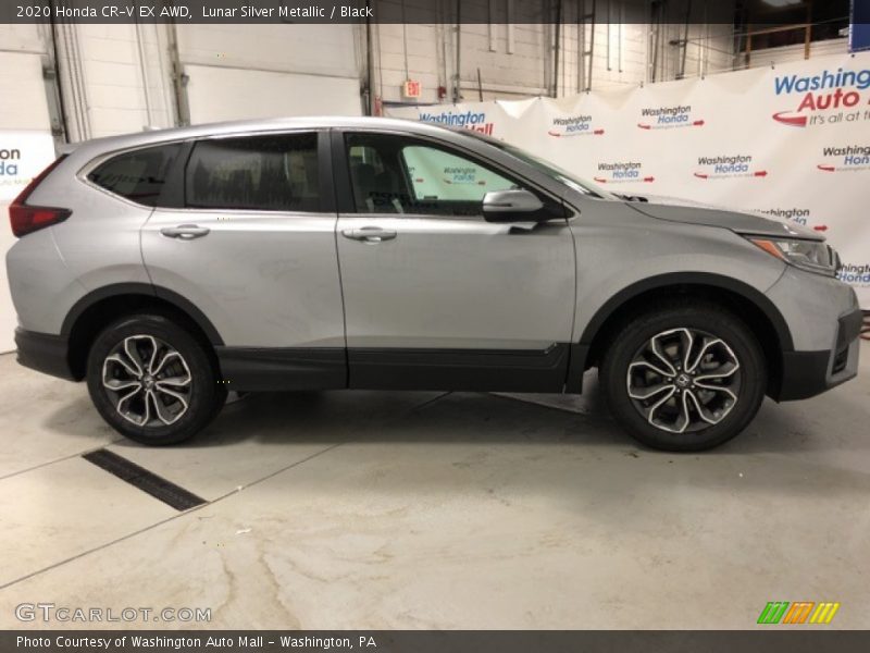 Lunar Silver Metallic / Black 2020 Honda CR-V EX AWD