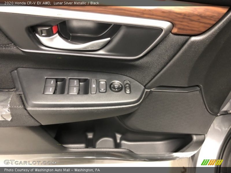 Lunar Silver Metallic / Black 2020 Honda CR-V EX AWD