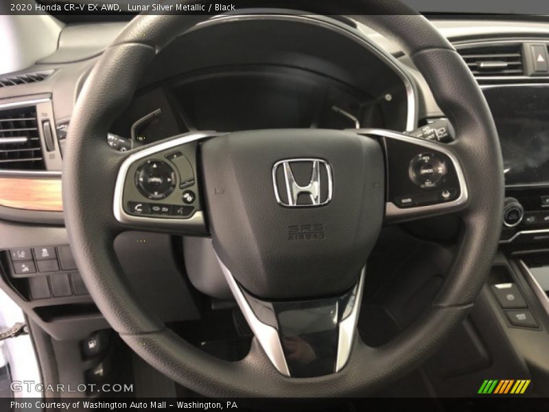 Lunar Silver Metallic / Black 2020 Honda CR-V EX AWD