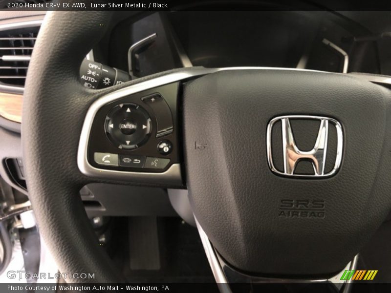 Lunar Silver Metallic / Black 2020 Honda CR-V EX AWD