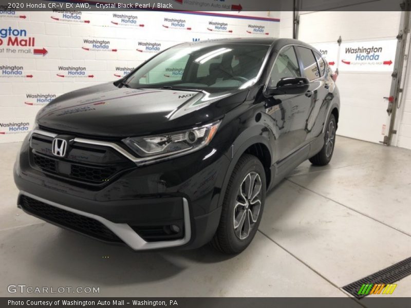 Crystal Black Pearl / Black 2020 Honda CR-V EX AWD