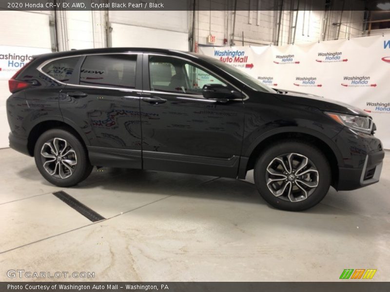 Crystal Black Pearl / Black 2020 Honda CR-V EX AWD