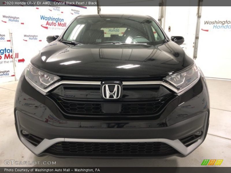 Crystal Black Pearl / Black 2020 Honda CR-V EX AWD