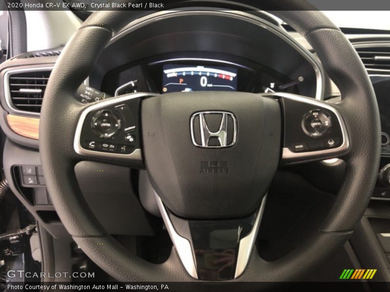 Crystal Black Pearl / Black 2020 Honda CR-V EX AWD