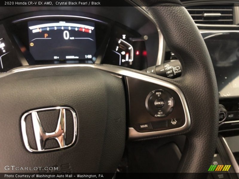 Crystal Black Pearl / Black 2020 Honda CR-V EX AWD