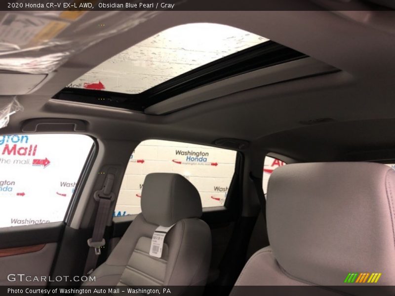 Obsidian Blue Pearl / Gray 2020 Honda CR-V EX-L AWD