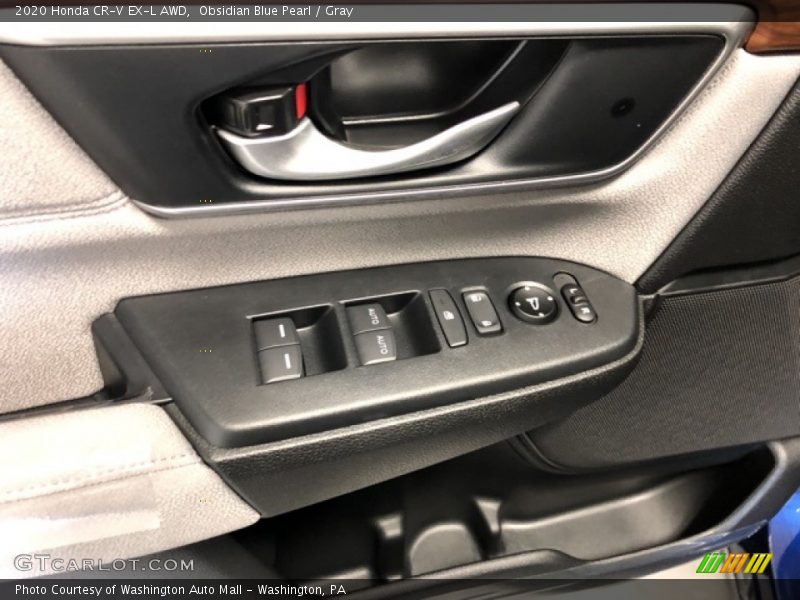 Obsidian Blue Pearl / Gray 2020 Honda CR-V EX-L AWD