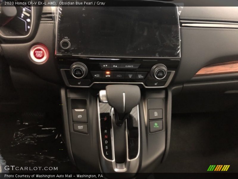 Obsidian Blue Pearl / Gray 2020 Honda CR-V EX-L AWD