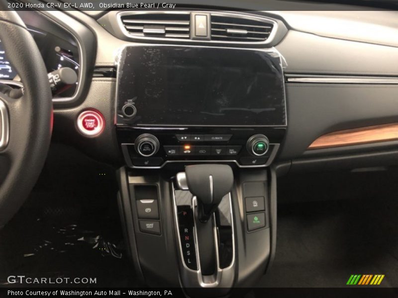 Obsidian Blue Pearl / Gray 2020 Honda CR-V EX-L AWD