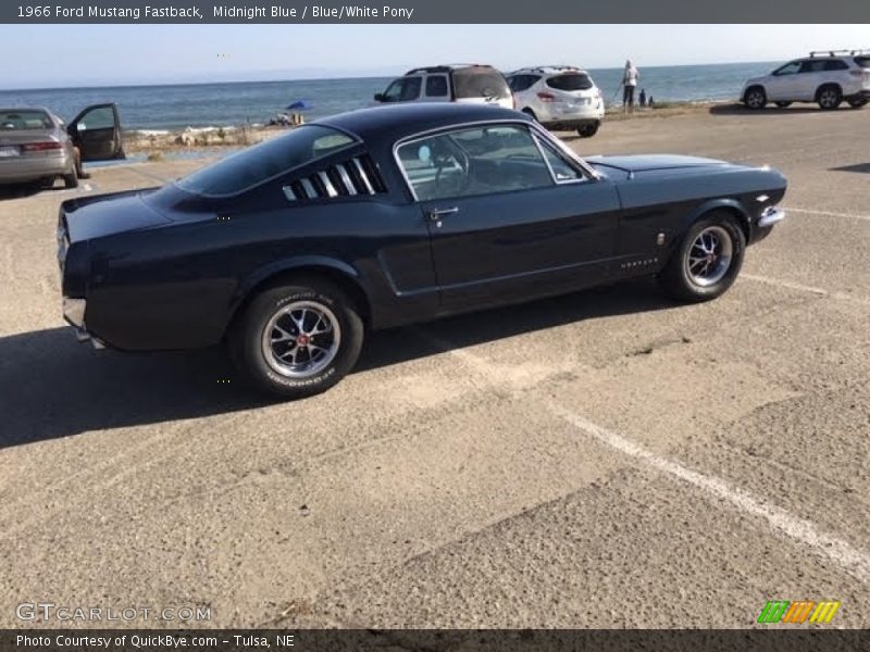 Midnight Blue / Blue/White Pony 1966 Ford Mustang Fastback