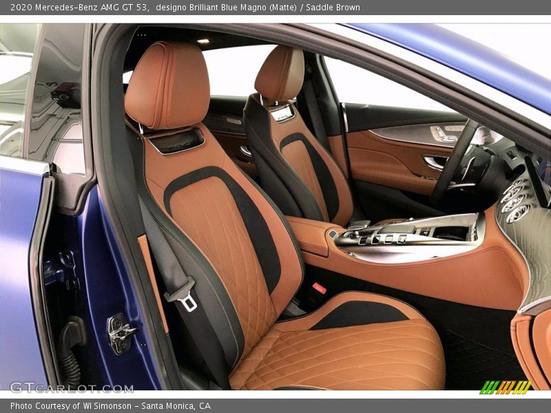  2020 AMG GT 53 Saddle Brown Interior