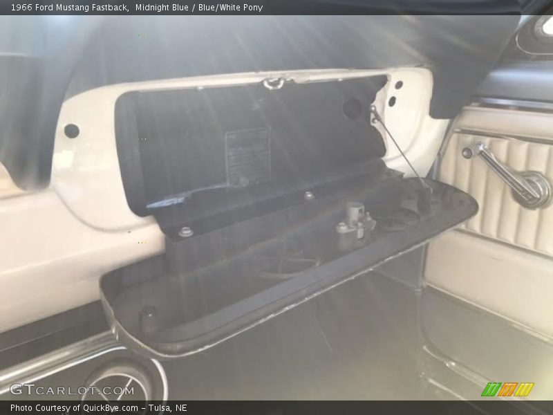 Midnight Blue / Blue/White Pony 1966 Ford Mustang Fastback