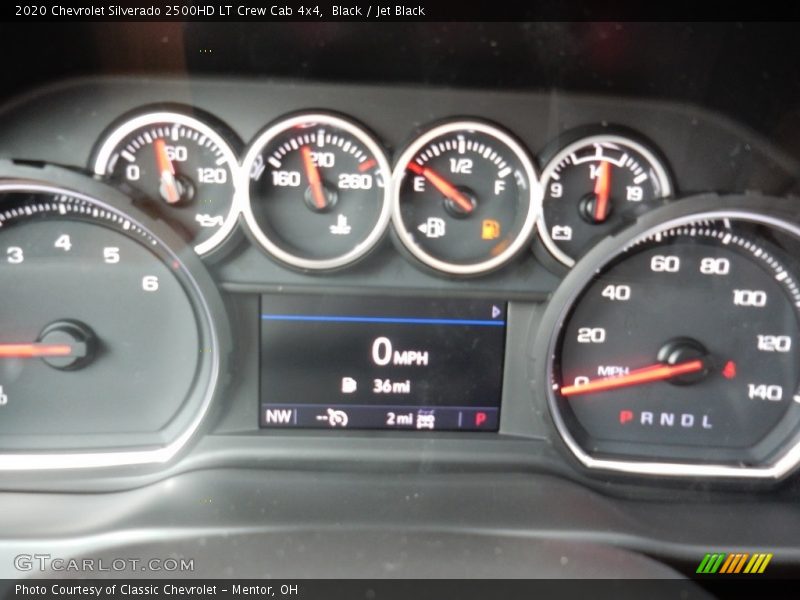 Black / Jet Black 2020 Chevrolet Silverado 2500HD LT Crew Cab 4x4