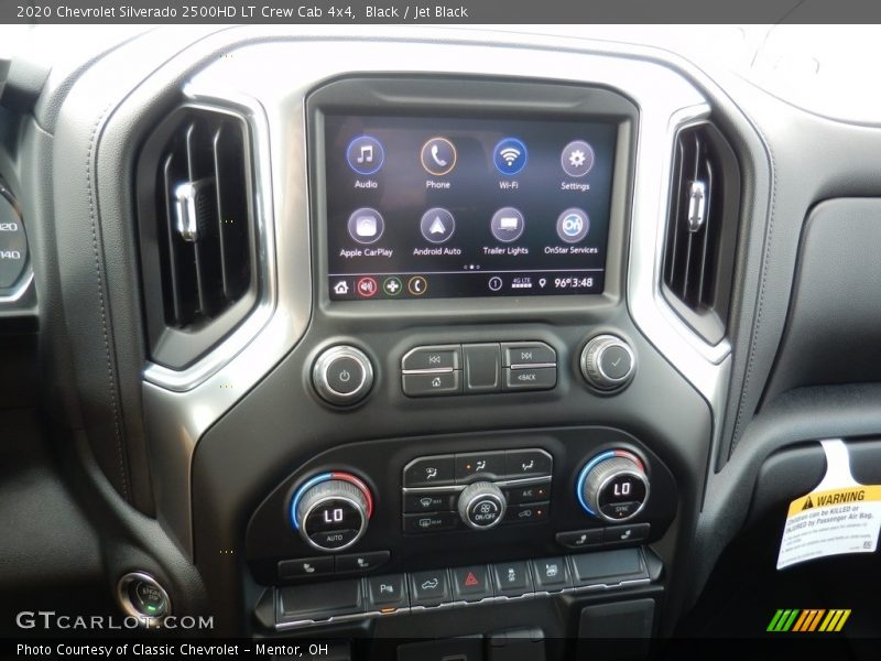 Black / Jet Black 2020 Chevrolet Silverado 2500HD LT Crew Cab 4x4