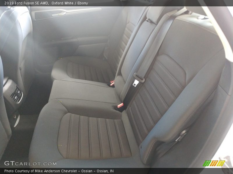 Oxford White / Ebony 2019 Ford Fusion SE AWD
