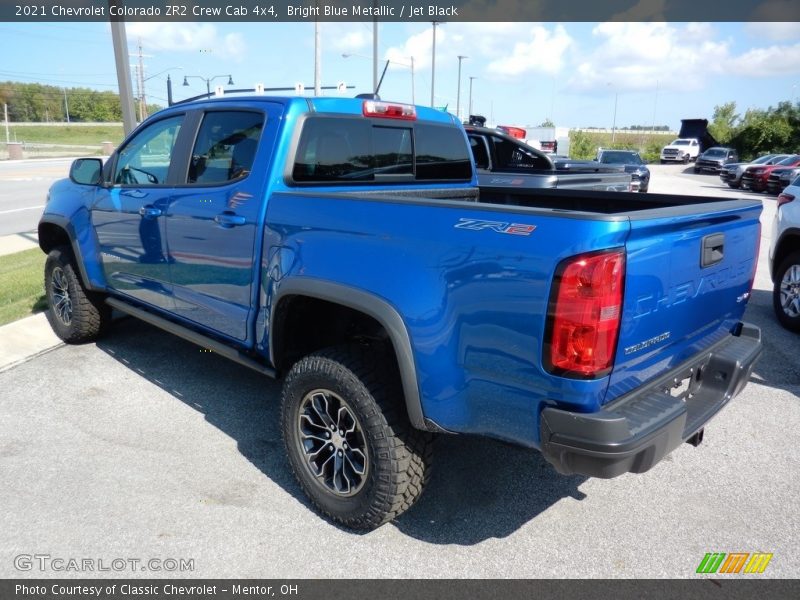 Bright Blue Metallic / Jet Black 2021 Chevrolet Colorado ZR2 Crew Cab 4x4