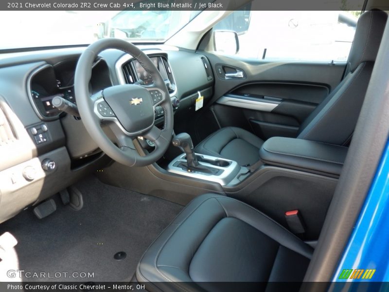 Bright Blue Metallic / Jet Black 2021 Chevrolet Colorado ZR2 Crew Cab 4x4