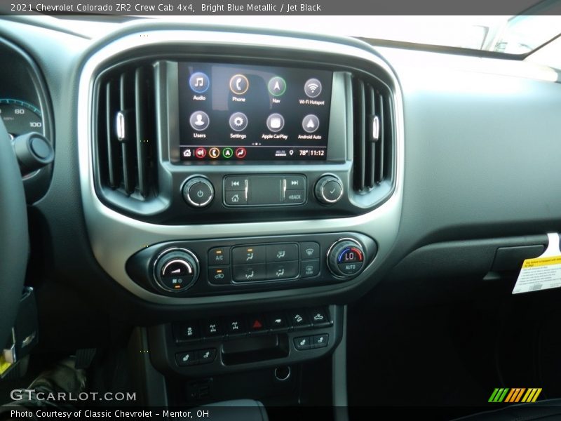 Bright Blue Metallic / Jet Black 2021 Chevrolet Colorado ZR2 Crew Cab 4x4