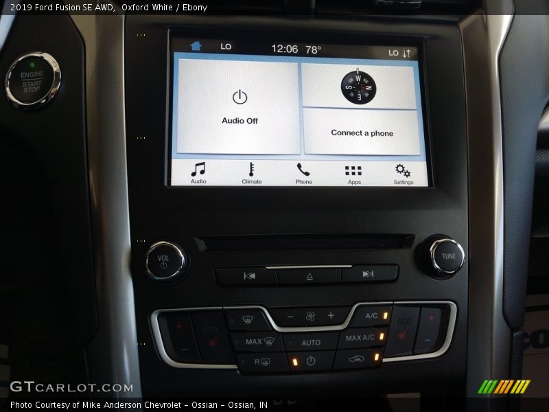 Oxford White / Ebony 2019 Ford Fusion SE AWD