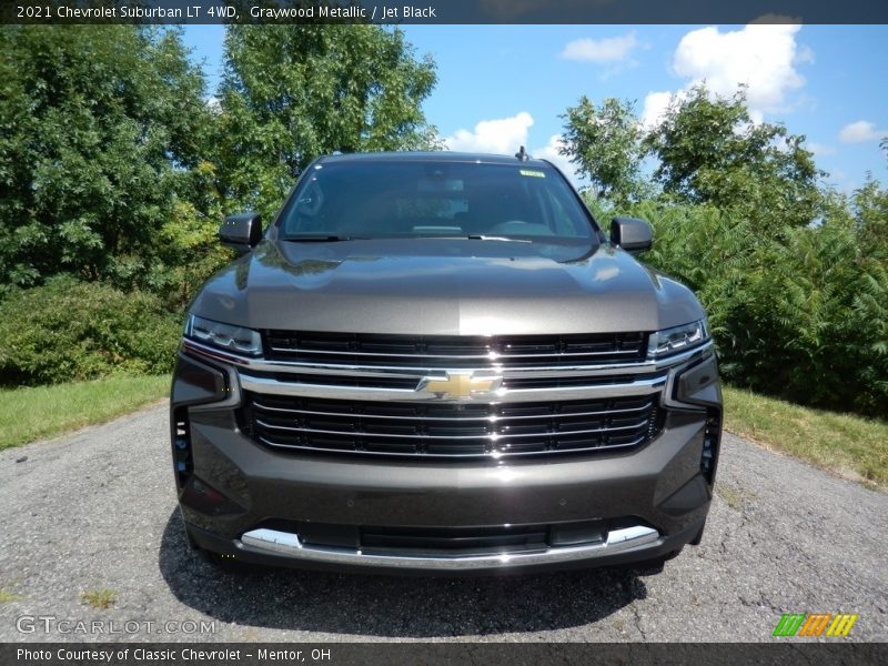 Graywood Metallic / Jet Black 2021 Chevrolet Suburban LT 4WD