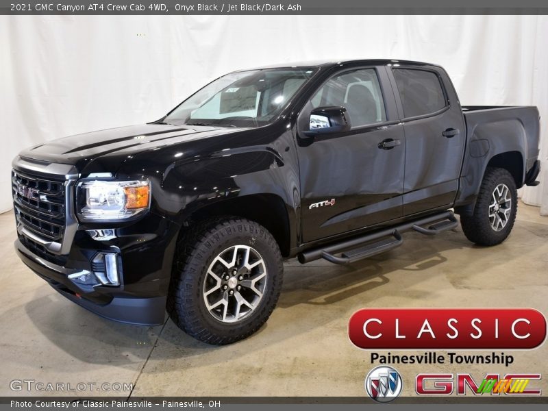 Onyx Black / Jet Black/Dark Ash 2021 GMC Canyon AT4 Crew Cab 4WD
