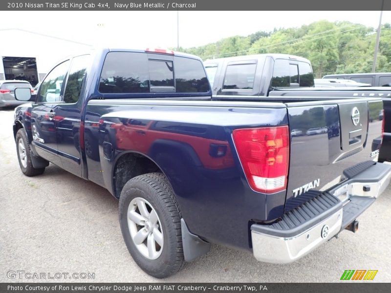  2010 Titan SE King Cab 4x4 Navy Blue Metallic