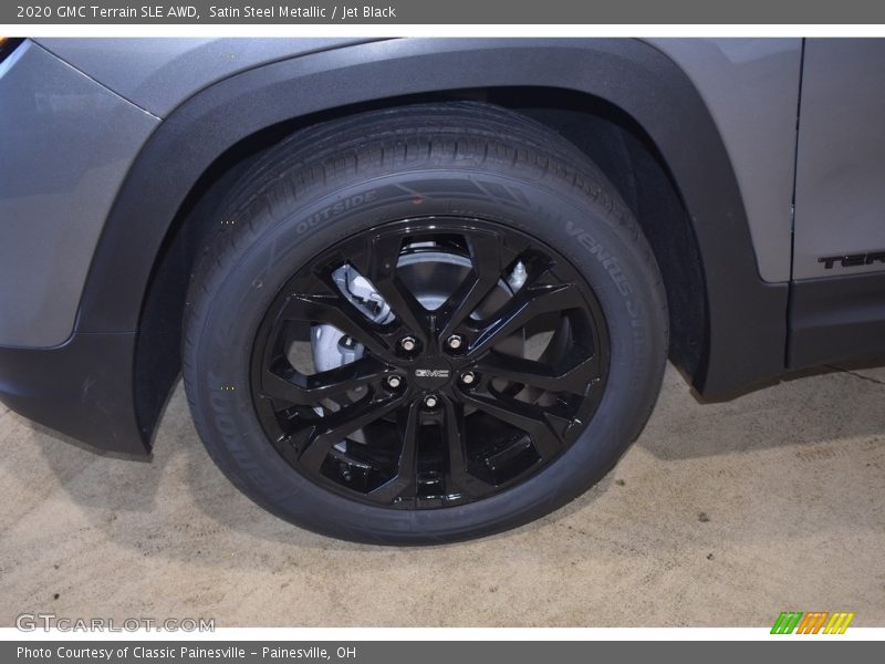 Satin Steel Metallic / Jet Black 2020 GMC Terrain SLE AWD