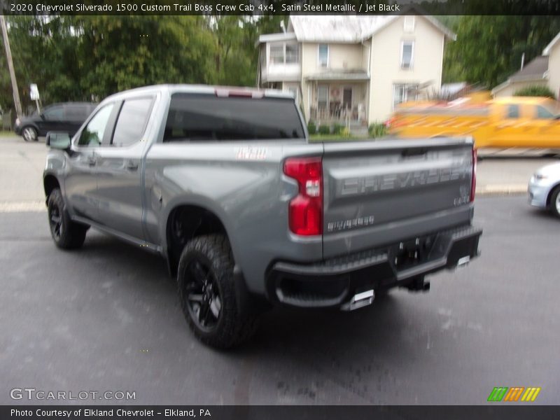 Satin Steel Metallic / Jet Black 2020 Chevrolet Silverado 1500 Custom Trail Boss Crew Cab 4x4