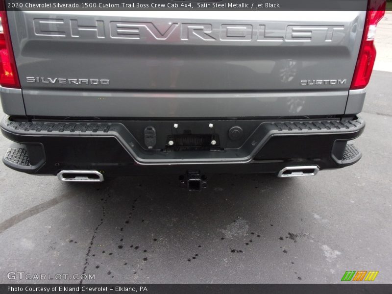 Satin Steel Metallic / Jet Black 2020 Chevrolet Silverado 1500 Custom Trail Boss Crew Cab 4x4