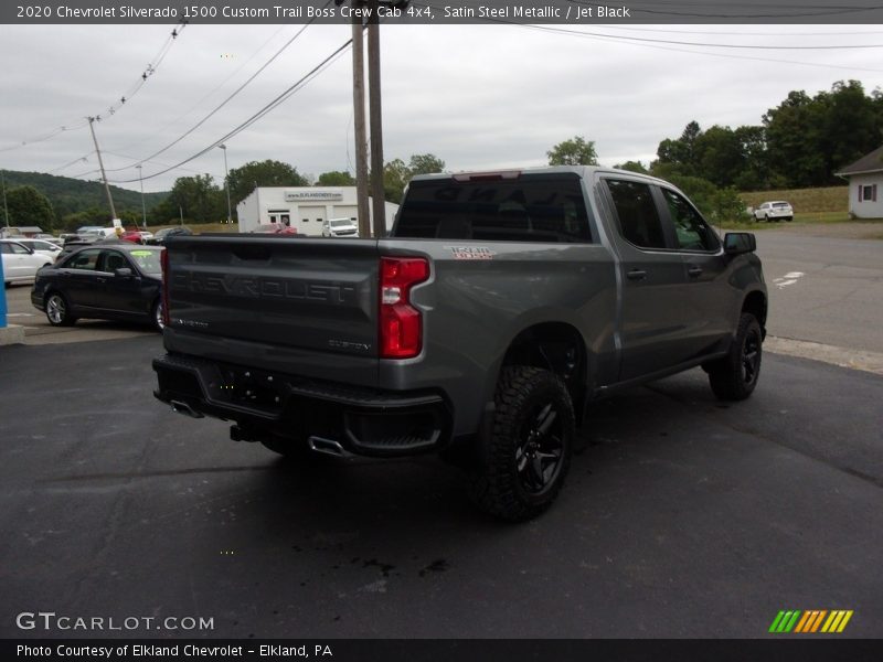 Satin Steel Metallic / Jet Black 2020 Chevrolet Silverado 1500 Custom Trail Boss Crew Cab 4x4