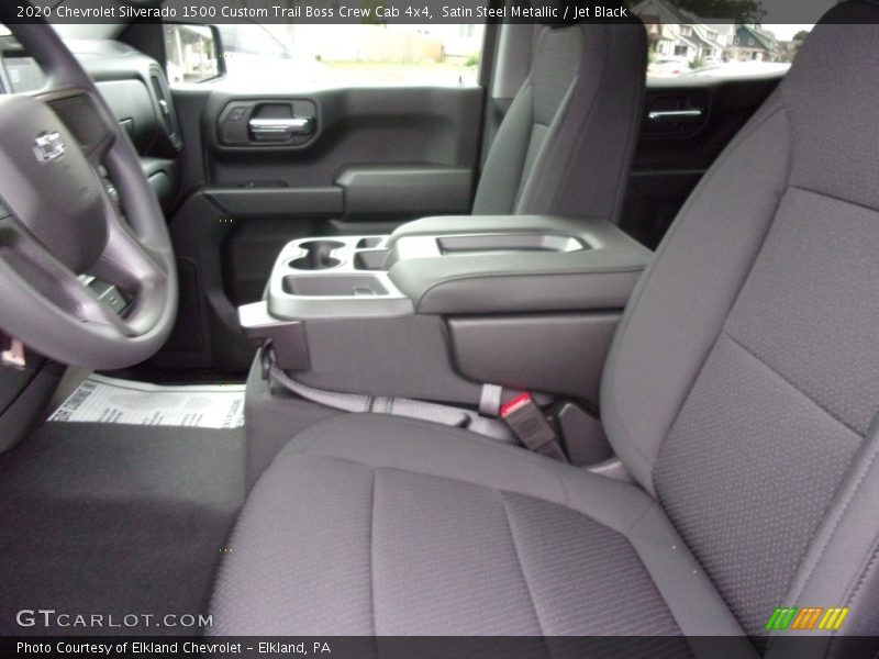 Satin Steel Metallic / Jet Black 2020 Chevrolet Silverado 1500 Custom Trail Boss Crew Cab 4x4
