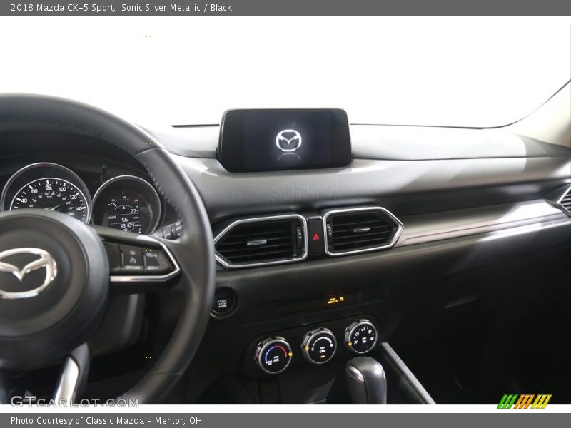 Sonic Silver Metallic / Black 2018 Mazda CX-5 Sport
