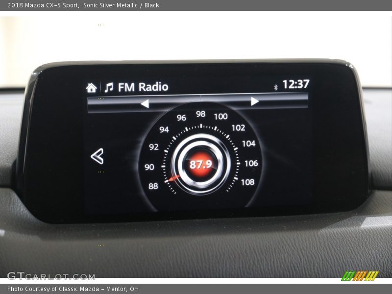 Sonic Silver Metallic / Black 2018 Mazda CX-5 Sport