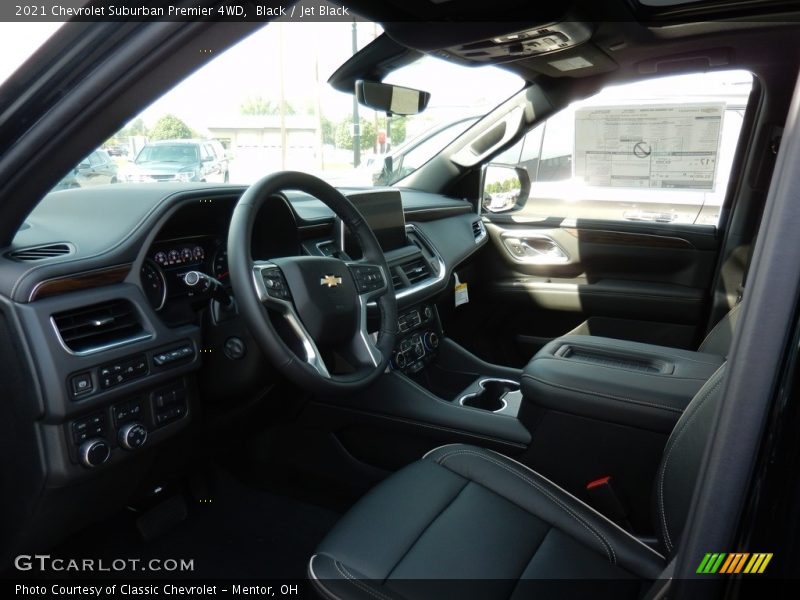  2021 Suburban Premier 4WD Jet Black Interior